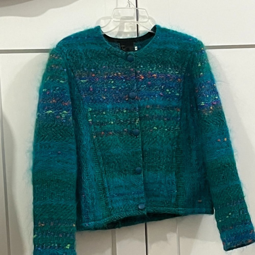 Tissage Du Plan De Dieu Knit Wool Multicolored Sweater